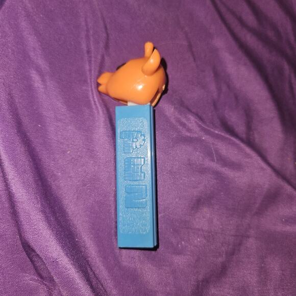 RARE Vintage 1968 Pez GIRAFFE Orange Teal Blue No Feet Dispenser Austria 3.4 - Picture 2 of 4